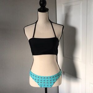 ZAFUL/ OLD NAVY Bandeau Bikini Top Two Pieces Customized Swim Set | S-M